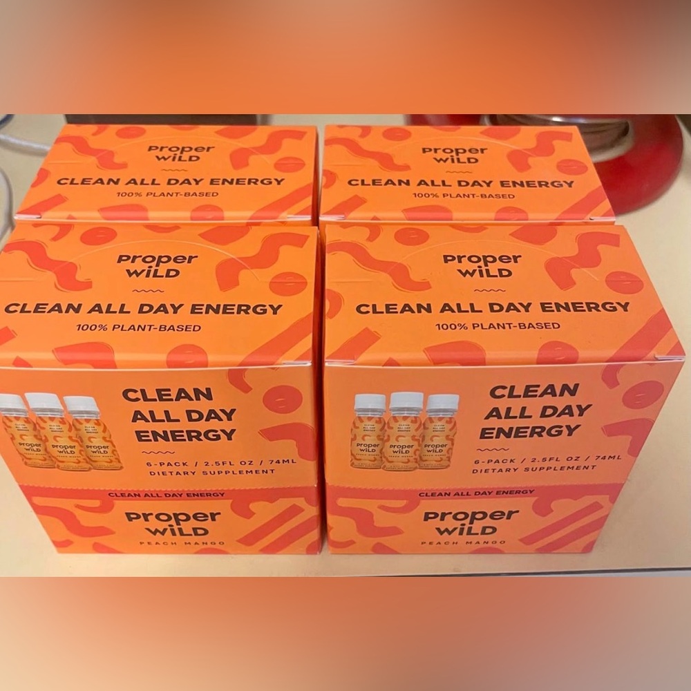 Proper Wild Peach Mango Energy Shots